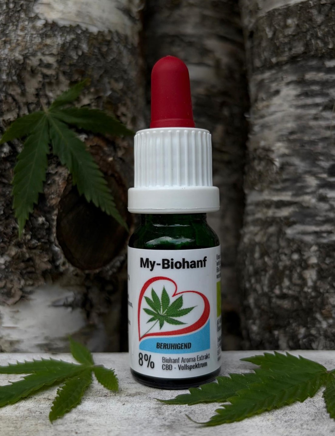 8 %  BERUHIGEND                                                                                                                                  CBD Biohanf  Aroma Extrakt 800 mg  Vollspektrum 10 ml OHNE ISOLATE 
